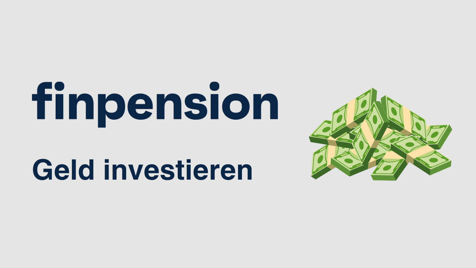 finpension Geld investieren